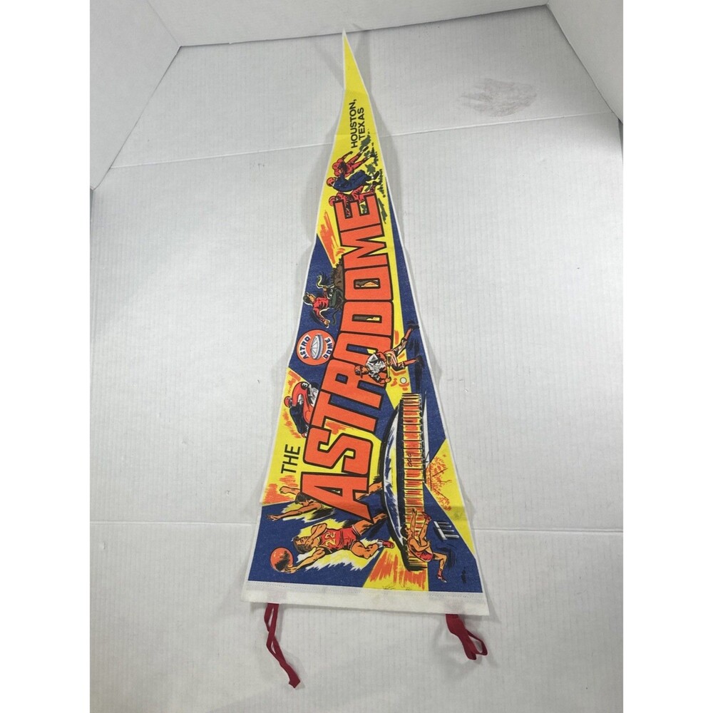 Astrodome 1960’s Felt Astrodome Pennant Super Good Shape